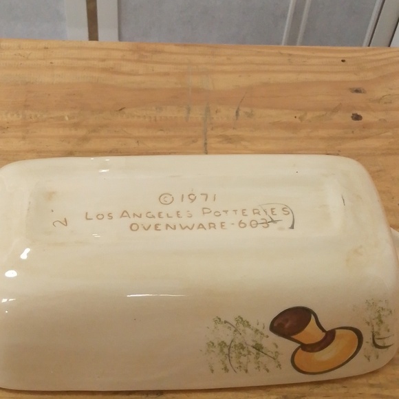 Vintage 1971 Los Angeles Potteries Ceramic Ovenware "603" - Picture 4 of 4